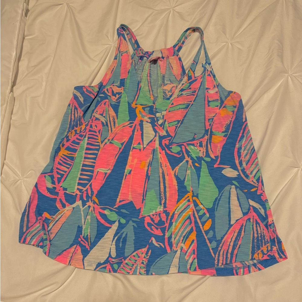 Lilly Pulitzer Minka Top Blue Out to Sea